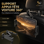 360° Universal Car Headrest Mount Holder for Phone and Tablet