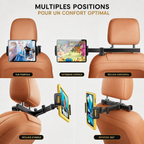 360° Universal Car Headrest Mount Holder for Phone and Tablet