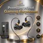 Sport round-hole earphones, Type-C over-ear headphones