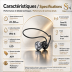 Écouteurs sport et gaming Bluetooth | Technologies ANC & IPX4