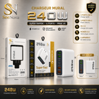 6-Port 240W Fast Wall Charger – US Plug