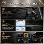 Adaptateur audio Bluetooth USB-A vers prise 3,5 mm