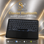 Backlit Bluetooth Keyboard with Touchpad - Multi-Device