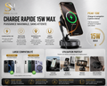 Magnetic Phone Mount with 15W Wireless Charging for Car & Home | SeeNova