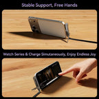 240W USB-C Cable with Foldable Phone Stand