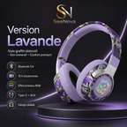 Casque Bluetooth Tendance RGB