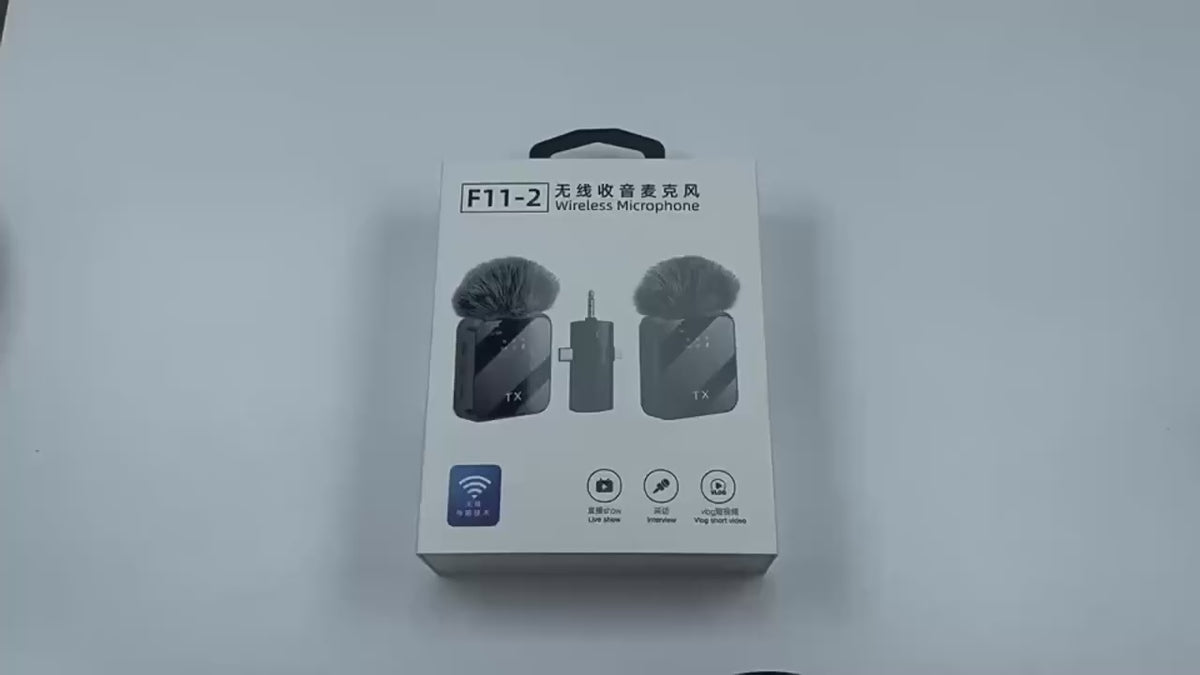 Microphone sans fil 3-en-1 Lightning|USB-C et 3,5 mm
